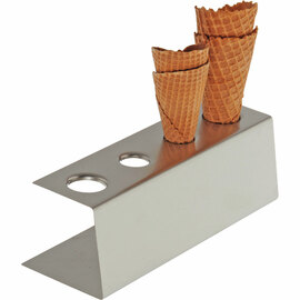 Ice cream cone holder for four cones, 9.5 x 27 x 9 cm (WxDxH) product photo
