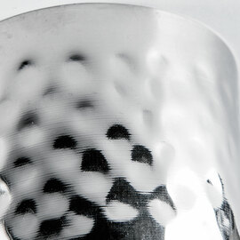 Serving cup stainless steel Ø 88 mm, height 85 mm, hammered product photo  S