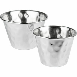 Dip bowl made of stainless steel, hammered finish, Ø 72 mm, 120 ml product photo  S