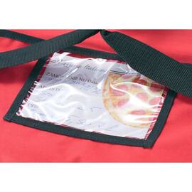 Pizza transport bag, front loader, insulated on all sides, 500x500x300 mm product photo  S