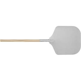 Pizza peel with short wooden handle product photo