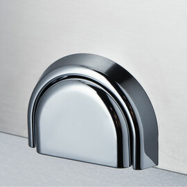 Knee-operated hand wash basin, including faucet, wall-mounted, 400 mm x 400 mm x 225 mm (W x D x H) product photo  S