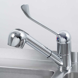 Mixer tap with shower head, single-hole installation, single-lever mixer product photo  S