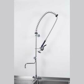Dishwasher spray with mixer tap from Stalgast, single-hole installation, with faucet, two mixing valves product photo  S
