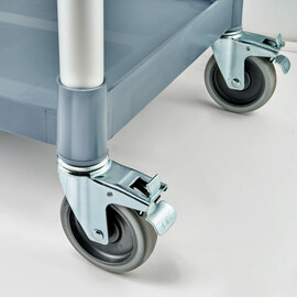 Plastic serving trolley with three shelves, 860 x 425 x 910 mm (W x D x H) product photo  S