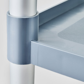 Plastic serving trolley with three shelves, 860 x 425 x 910 mm (W x D x H) product photo  S