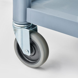 Plastic serving trolley with three shelves, 860 x 425 x 910 mm (W x D x H) product photo  S