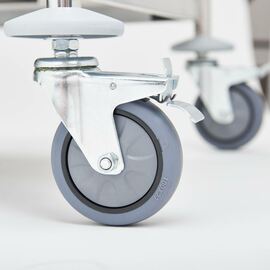 Serving trolley with two shelves of 800x500 mm product photo  S