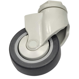 Swivel castor without brake for aluminum storage shelves product photo