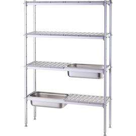 Storage rack with GN1/1 - holder 1120x360x180 mm (WxDxH) product photo  S