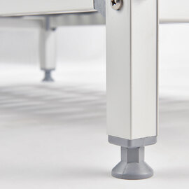 Aluminum storage rack with 2 legs 1164x560x1680 mm (WxDxH) product photo  S