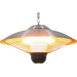 Electric radiant heater, hanging with LED lighting, Ø 585 mm, height 300 mm product photo