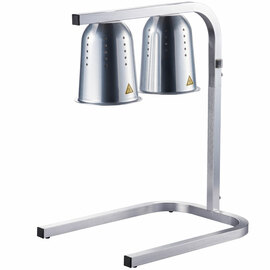Double buffet heat lamp, 0.5 kW, dimensions 360 x 480 x 605 mm (W x D x H) product photo