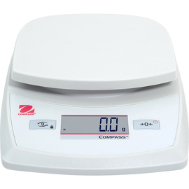 Portable kitchen scale capacity 2 kg, division 1 g, dimensions 144 x 205 x 41 mm (WxDxH) product photo  S