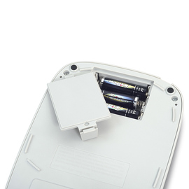 Portable kitchen scale capacity 2 kg, division 1 g, dimensions 144 x 205 x 41 mm (WxDxH) product photo  S