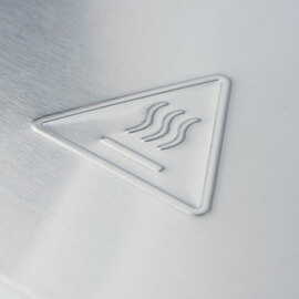 Double contact grill CATERINA, 570x360x200 mm (WxDxH), 3.6 kW product photo  S