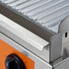 Griddle plate CATERINA, 720x460x240 mm, 2/3 smooth and 1/3 grooved, 3.5 kW 230 V product photo  S