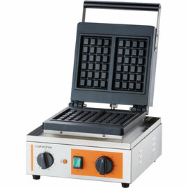 Waffle iron CATERINA, non-stick coated plate, 320x380x240 mm, 1.5 kW 230 V product photo