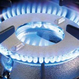 Gas stool cooker, double burner TOP - G20, 1160 x 580 x 380 mm (WxDxH) product photo  S