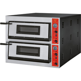 GGF pizza oven with two chambers for 12 pizzas of 300 mm each, 14.4 kW, 900 x 1020 x 750 mm (W x D x H) product photo