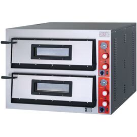 GGF pizza oven with two chambers for 8 pizzas of 360 mm each, 12 kW, 1010 x 850 x 750 mm (W x D x H) product photo