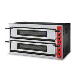 GGF pizza oven with two chambers for 12 pizzas of 360 mm each, 18 kW, 1370 x 850 x 750 mm (W x D x H) product photo