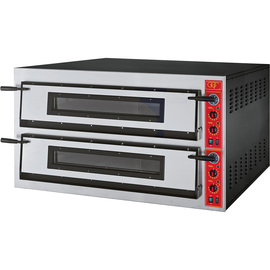 GGF pizza oven with two chambers for 18 pizzas of 360 mm each, 26.4 kW, 1370 x 1210 x 750 mm (W x D x H) product photo