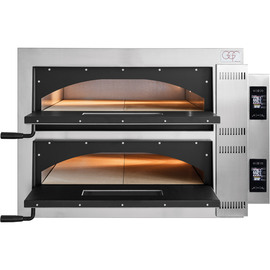 GGF Pizza Oven FR-Line Digital, 2 chambers solid fireclay for 4 pizzas Ø 360 mm each, 1010x850x750 mm (WxDxH), 12 kW product photo