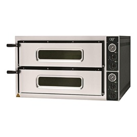 Pizza oven with two chambers, 9.6 kW, 950x840x540 mm (WxDxH) product photo