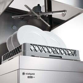 Hood-type dishwasher Aqua H3 including rinse aid and detergent dosing pump, 400V, 6.8 kW product photo  S