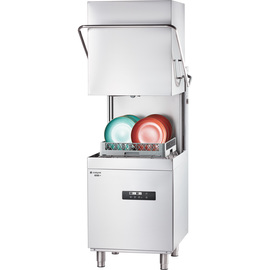 Hood-type dishwasher Aqua H5 including rinse aid, detergent dosing, rinse aid and drain pump, 400V, 10 kW product photo