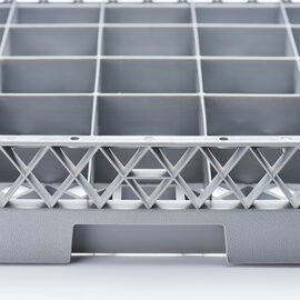 Dishwasher basket for glasses and cups, 25 compartments, 500 x 500 mm product photo  S