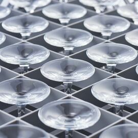 Dishwasher basket for glasses and cups, 36 compartments, 500 x 500 mm product photo  S