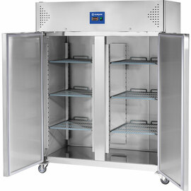 Starline double-door refrigerator with wheels, GN 2/1 product photo  S