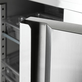Starline double-door freezer with wheels, GN 2/1 product photo  S