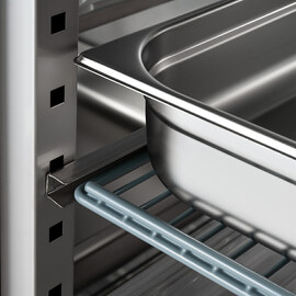 Starline double-door freezer with wheels, GN 2/1 product photo  S