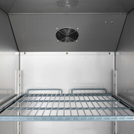 Stainless steel refrigerator, GN 2/1, 680x810x2010 mm (WxDxH), 0.17 kW product photo  S