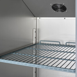 Stainless steel refrigerator, GN 2/1, 680x810x2010 mm (WxDxH), 0.17 kW product photo  S