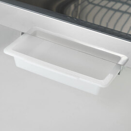 Stainless steel refrigerator, GN 2/1, 680x810x2010 mm (WxDxH), 0.17 kW product photo  S