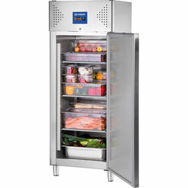 Stainless steel refrigerator, GN 2/1, 740x810x2010 mm (WxDxH), 0.21 kW product photo  S