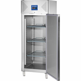 Stainless steel refrigerator, GN 2/1, 740x810x2010 mm (WxDxH), 0.21 kW product photo  S