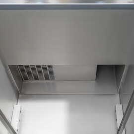 Stainless steel freezer, GN 2/1, 740x810x2010 mm (WxDxH), 0.48 kW product photo  S