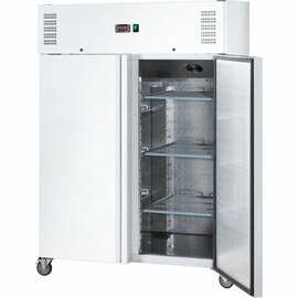 STARLINE double-door refrigerator GN 2/1, white, mobile, 1340x810x2000 (WxDxH), 0.35 kW product photo  S