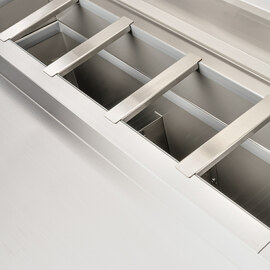 Starline preparation table, 2 doors, 5x GN 1/6 product photo  S