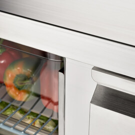 Pizza table Starline, 2-door, with cooling top 5x GN 1/6 product photo  S