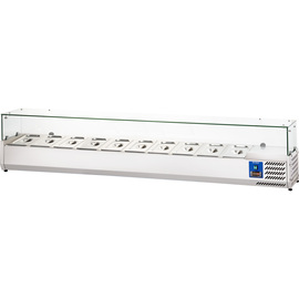 STARLINE Kühlaufsatzvitrine, 10x GN 1/4, 2000x335x440 mm (BxTxH) product photo