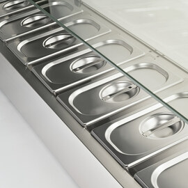 STARLINE Kühlaufsatzvitrine, 10x GN 1/4, 2000x335x440 mm (BxTxH) product photo  S