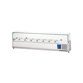STARLINE refrigerated display case, 7x GN 1/4, 1500x335x440 mm (WxDxH) product photo