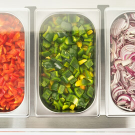 STARLINE refrigerated display case, 7x GN 1/4, 1500x335x440 mm (WxDxH) product photo  S