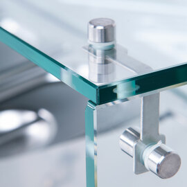 Starline pizza cooling attachment with glass cover, 6x GN 1/4 product photo  S